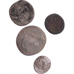 House of Habsburg - Leopold I. (1657-1705) LOT - 4 pcs Silver