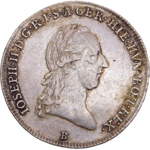 House of Habsburg - Joseph II. (1780-1790) 1/4 Thaler / Taler 1788 B