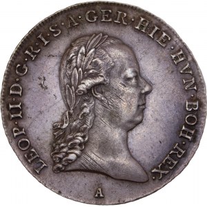 House of Habsburg - Leopold II. (1790-1792) 1/4 Thaler / Taler 1792 A