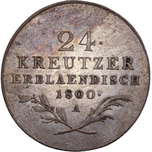 House of Habsburg - Franz I. (1792 -1835) 24 Kreuzer 1800 A