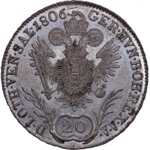 House of Habsburg - Franz I. (1792 -1835) 20 Kreuzer 1806 G