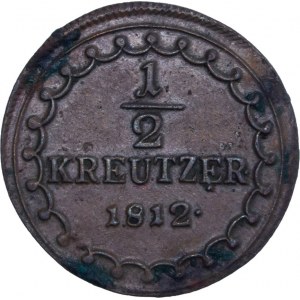 House of Habsburg - Franz I. (1792 -1835) ½ Kreuzer 1812 S