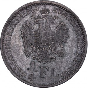 House of Habsburg - Franz Joseph I. (1848-1916) ¼ Florin / Gulden 1859 A