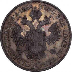 House of Habsburg - Franz Joseph I. (1848-1916) 20 Kreuzer 1852 A