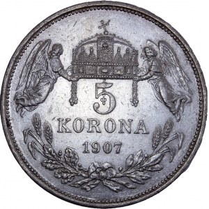 House of Habsburg - Franz Joseph I. (1848-1916) 5 Korona 1907 KB