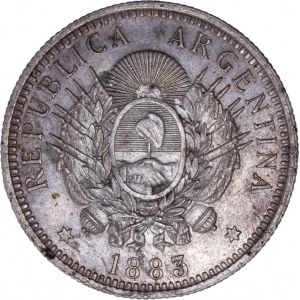 Argentina - 1883 50 Centavos