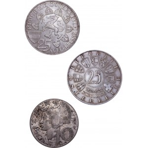 Austria - Silver Coin LOT - 3 pcs