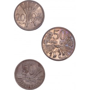 Czechoslovakia - Slovakia Coin LOT - 3 pcs