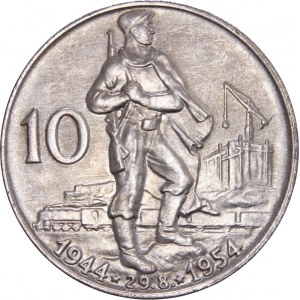 Czechoslovakia - 10 Korun 1954