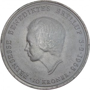 Denmark - 10 Kroner 1968