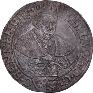 German States - Henneberg, Grafschaft Wilhelm V. von Henneberg-Schleusingen 1480 - 1559 Taler 1555