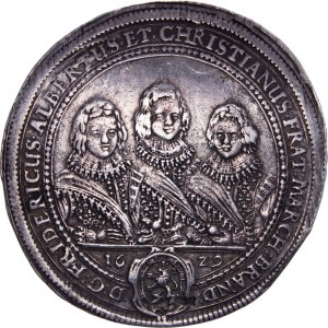 German States - Friedrich, Albert und Christian, 1625-1634. Reichstaler 1629, Nürnberg