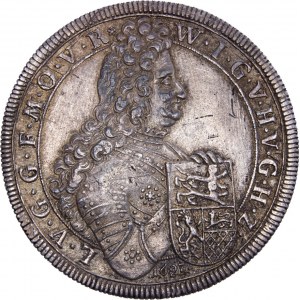 German States - Wolfgang Julius, 1641-1698. Reichstaler 1697, Nürnberg