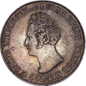 German States - Bernhard Erich Freund 1803-1866 Gulden 1835, K-Saalfeld