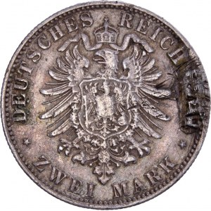 German States - Friedrich III. 2 Mark A, Berlin