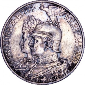 German States - Wilhelm II. 1888 - 1918 - Preussen. 2 Mark, 1901