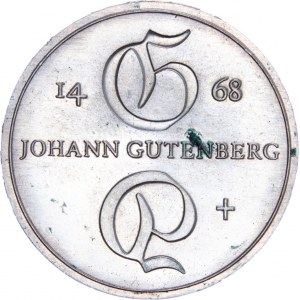 Germany - DDR - 10 Mark 1968, Gutenberg