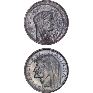 Italy - Silver Coin Pair - 2 pcs