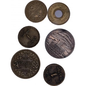 Lebanon - Coin LOT - 6 pcs