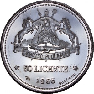 LESOTHO - Moshoeshoe II (1966-1990) - 50 Licente 1966