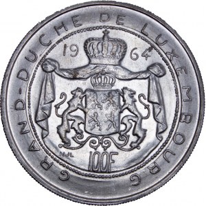 Luxembourg - 100 Francs 1964