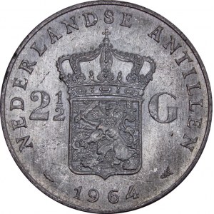 Netherland - 2 1/2 Gulden 1964