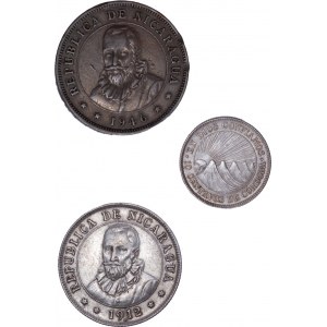 Nicaragua - Coin LOT - 3 pcs
