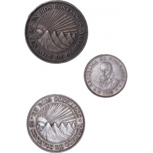 Nicaragua - Coin LOT - 3 pcs