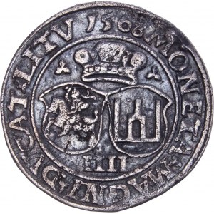 Poland - Lithuania 4 Groschen / Czworak 1568 R1 Sigismund II Augustus