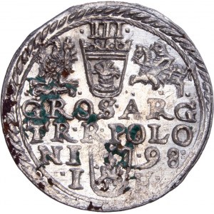 Poland - Sigismund III Vasa. Trojak (3 grosze) 1598 Olkusz