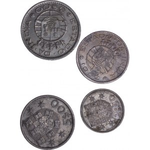 PORTUGAL - Republic - Coin LOT - 4 pcs