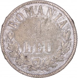 Romania - Carol I. (1866-1914) 1 Leu 1873