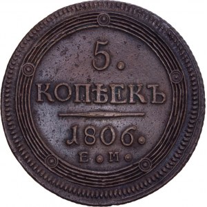 Russia - Alexander I - 5 Kopeks 1806 ЕМ