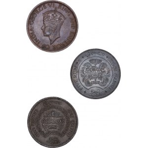 Sri Lanka - Ceylon - Coin LOT - 3 pcs