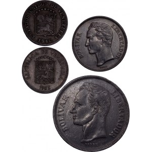 Venezuela - Coin LOT - with better pieces - 4 pcs