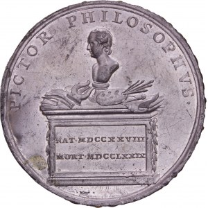 Deuschland, Königreich Sachsen. Friedrich August I (1806-1827). Aus zwei Hälften zusammengesetzter Blei-Galvano der Medaille o.J. (1779)