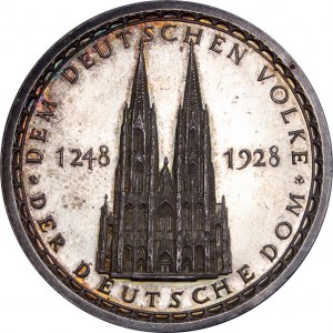 Deutschland - Geographisch: Köln: Silbermedaille 1928
