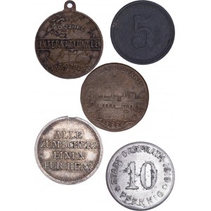 Germany - Medal - Token LOT with better pieces - 5 pcs