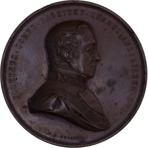 Habsburg - PERSONENMEDAILLEN. RADETZKY von RADETZ Josef, Graf 1766-1858. AE-Medaille 1849 von Scharff.