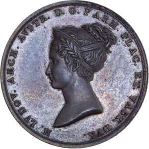 Italy - Parma - Maria Luigia 1815-1847. Bronzemedaille 1816