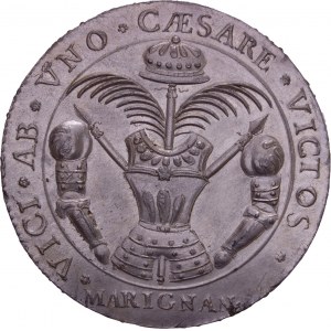 Schweiz, Galvano der Medaille o.J., Marignano