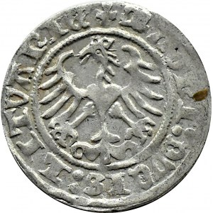 Sigismund I the Old, half-penny 1512 abbreviated date (1Z), Vilnius, WHEREAS