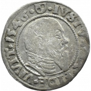 Ducal Prussia, Albrecht, Prussian penny 1546, Königsberg, rarer vintage