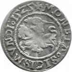 Sigismund I. der Alte, halber Pfennig 1525, Vilnius, SEHR RAR