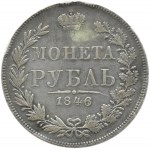 Nicholas I, 1 ruble 1846 MW, Warsaw
