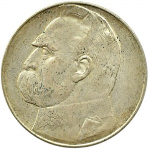 Polska, II RP, Józef Piłsudski 10 złotych 1936, Warszawa