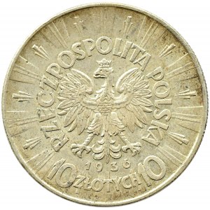 Polen, Zweite Republik, Józef Piłsudski 10 Zloty 1936, Warschau