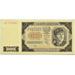 Polen, RP, 500 Zloty 1948, Warschau, CC-Serie, UNC