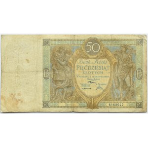 Polen, Zweite Republik Polen, 50 Zloty 1925, Serie R, Warschau, selten