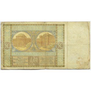 Polen, Zweite Republik Polen, 50 Zloty 1925, Serie R, Warschau, selten